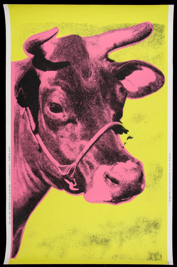 532 Andy Warhol Cow Wallpaper - Pink Version Lot 532