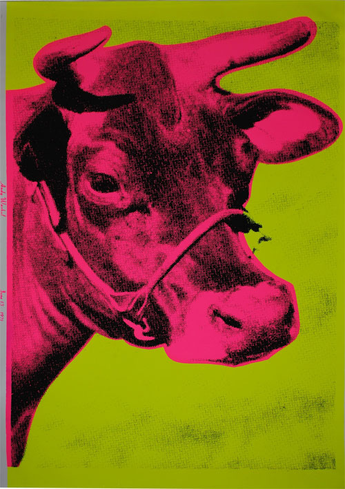 Andy Warhol Cow Print Signed images