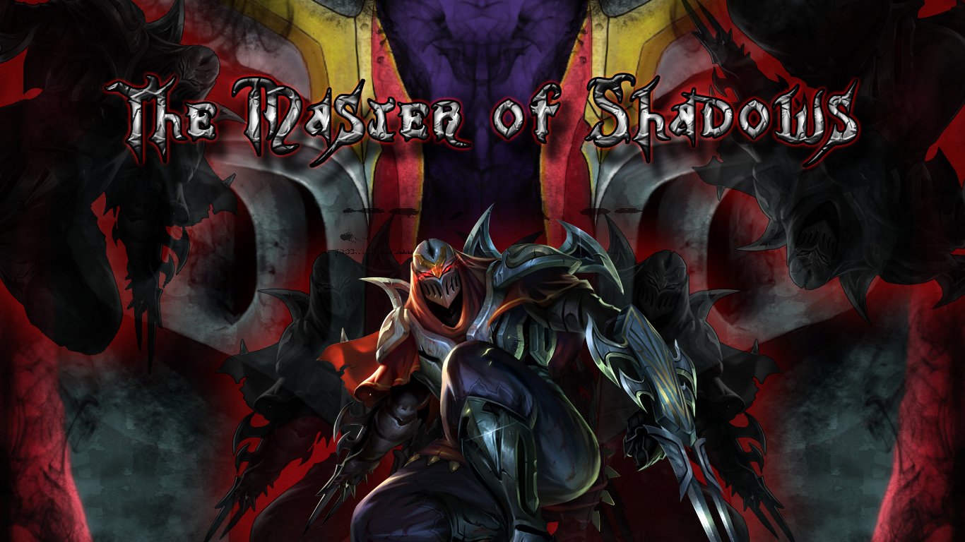 Zed, the Master of Shadows (Wallpaper) by TheOneTheOnlyAlastar on ...