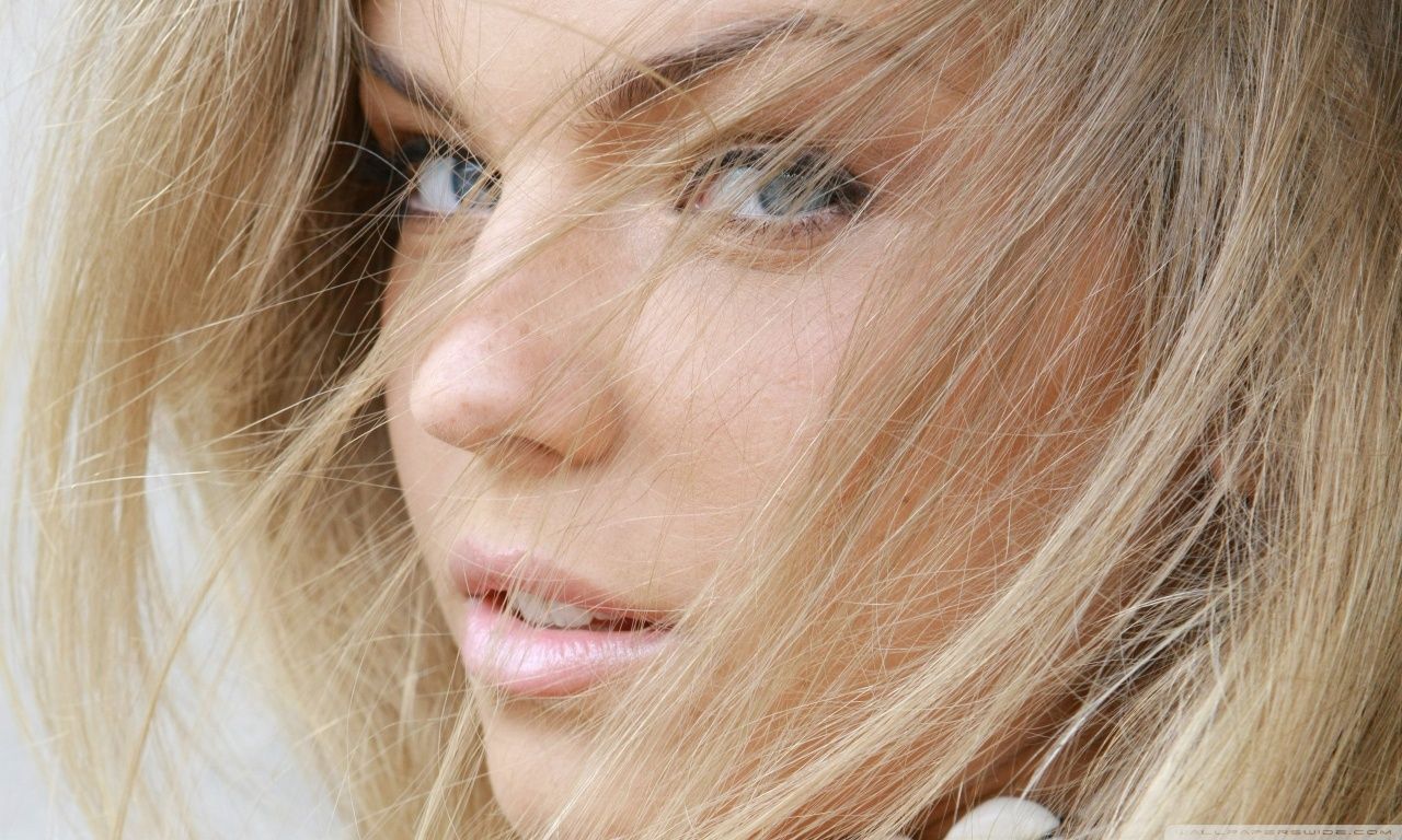 Blonde Girl With Blue Eyes HD desktop wallpaper : High Definition ...