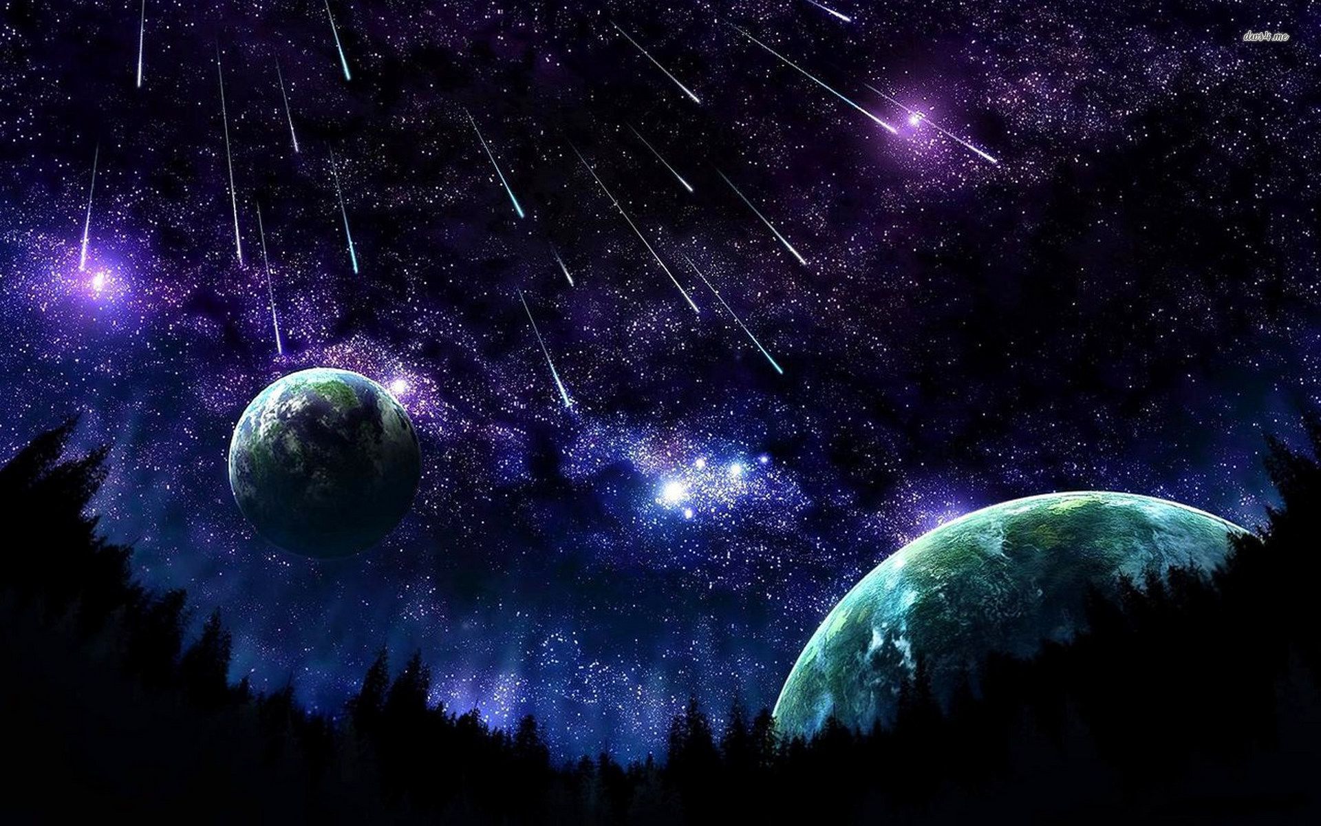Beatuiful night sky wallpaper - Fantasy wallpapers - #22462