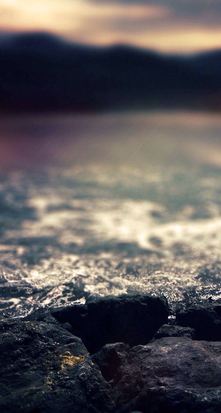 Water Rocks Blur iOS7 iPhone 5 Wallpaper #iPhone #wallpaper ...