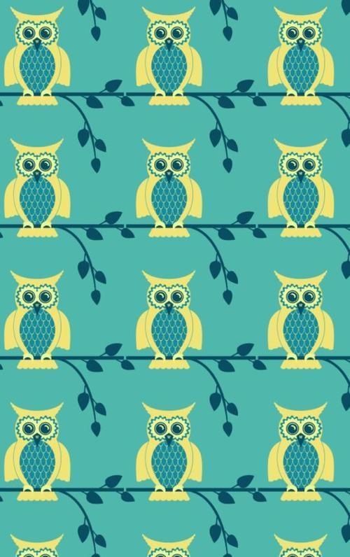 Cute owl wallpaper iPhone wallpaper Pinterest Owl Patterns