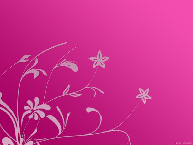 Keynote Backgrounds Flower Pink Background PowerPoint