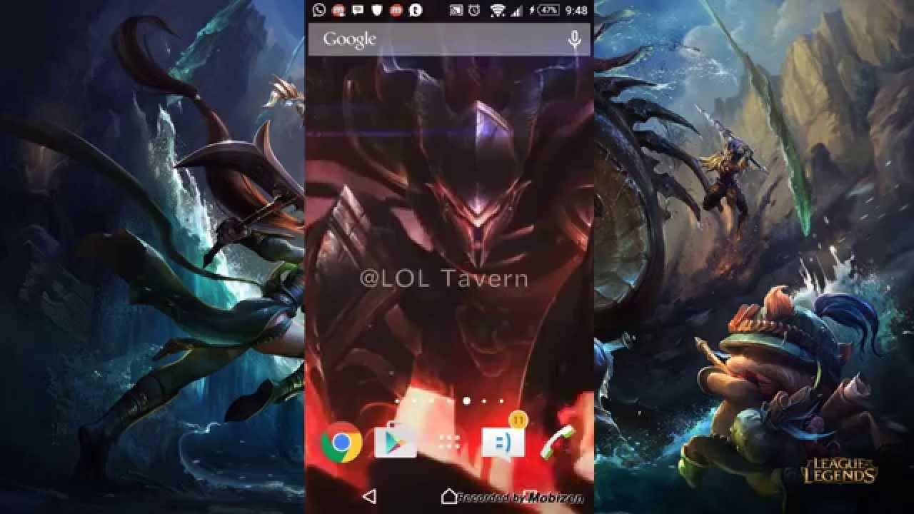 Pantheon - LoL LWP - Android Live Wallpaper - YouTube