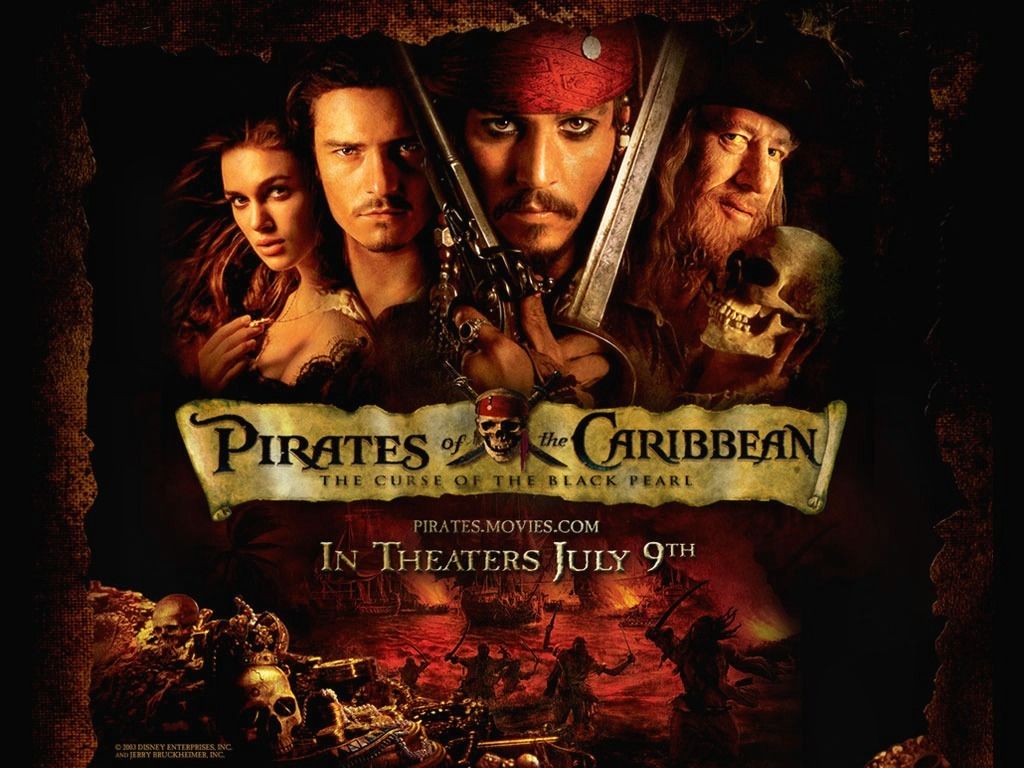Pirates of the Caribbean: The Curse of the Black Pearl Wallpaper ...