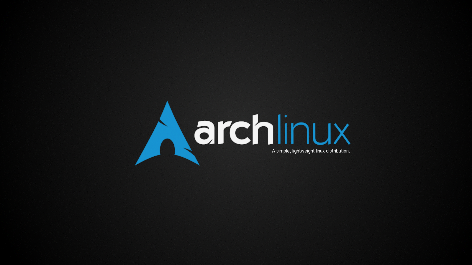 Arch Linux Wallpaper Dark by kjeksomanen on DeviantArt