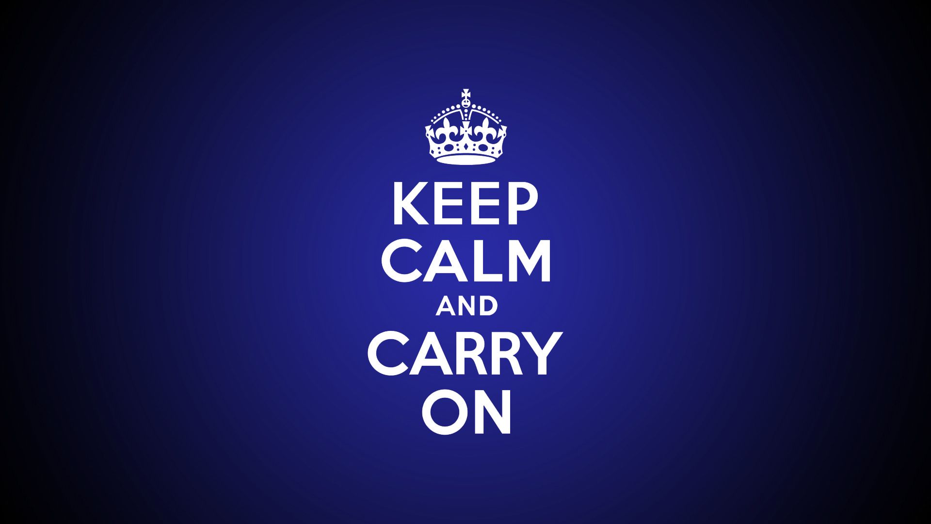 Keep Calm And Carry On Original - wallpaper.