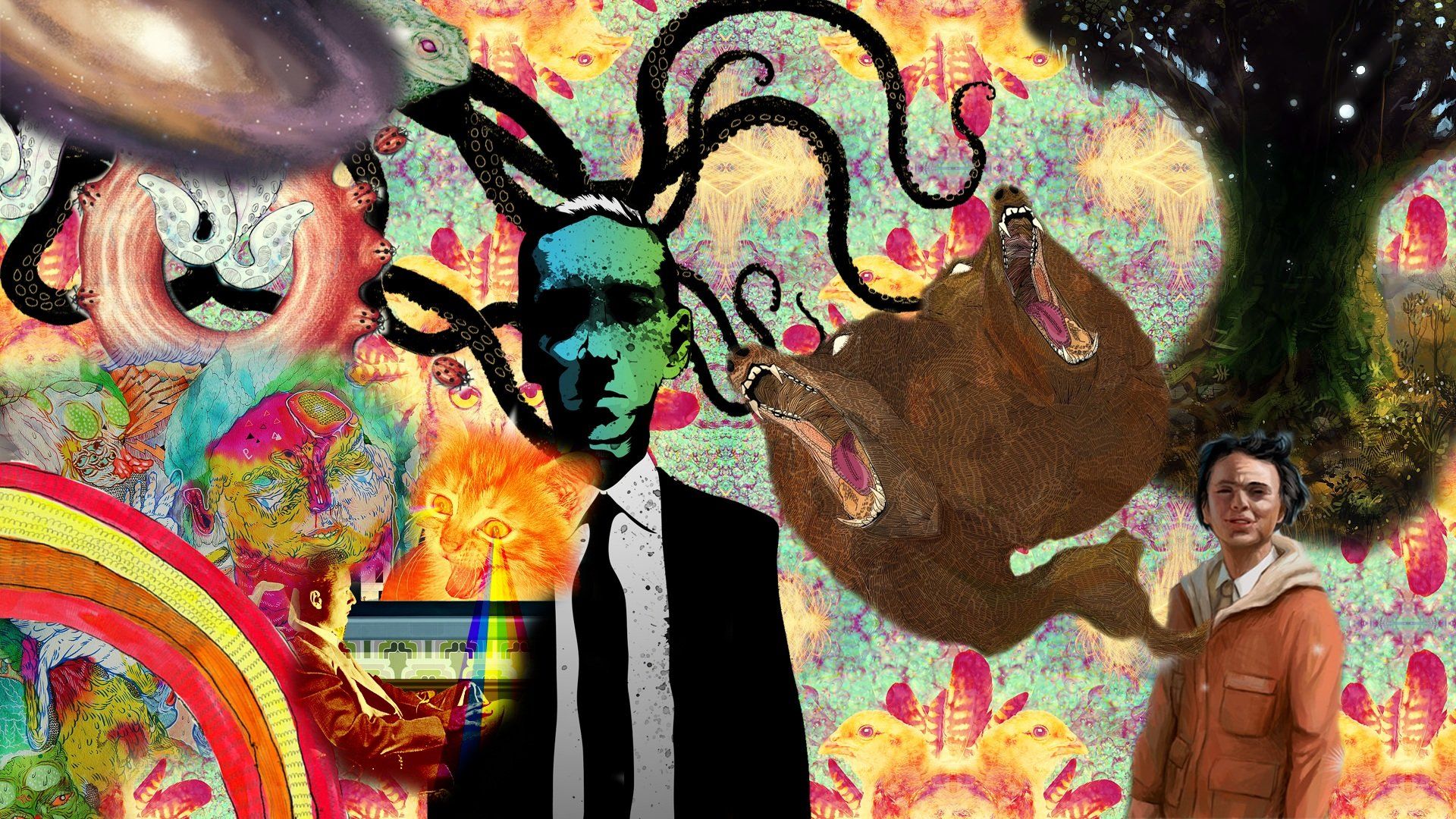 Carl Sagan HP Lovecraft wallpaper | 1920x1080 | 297698 | WallpaperUP