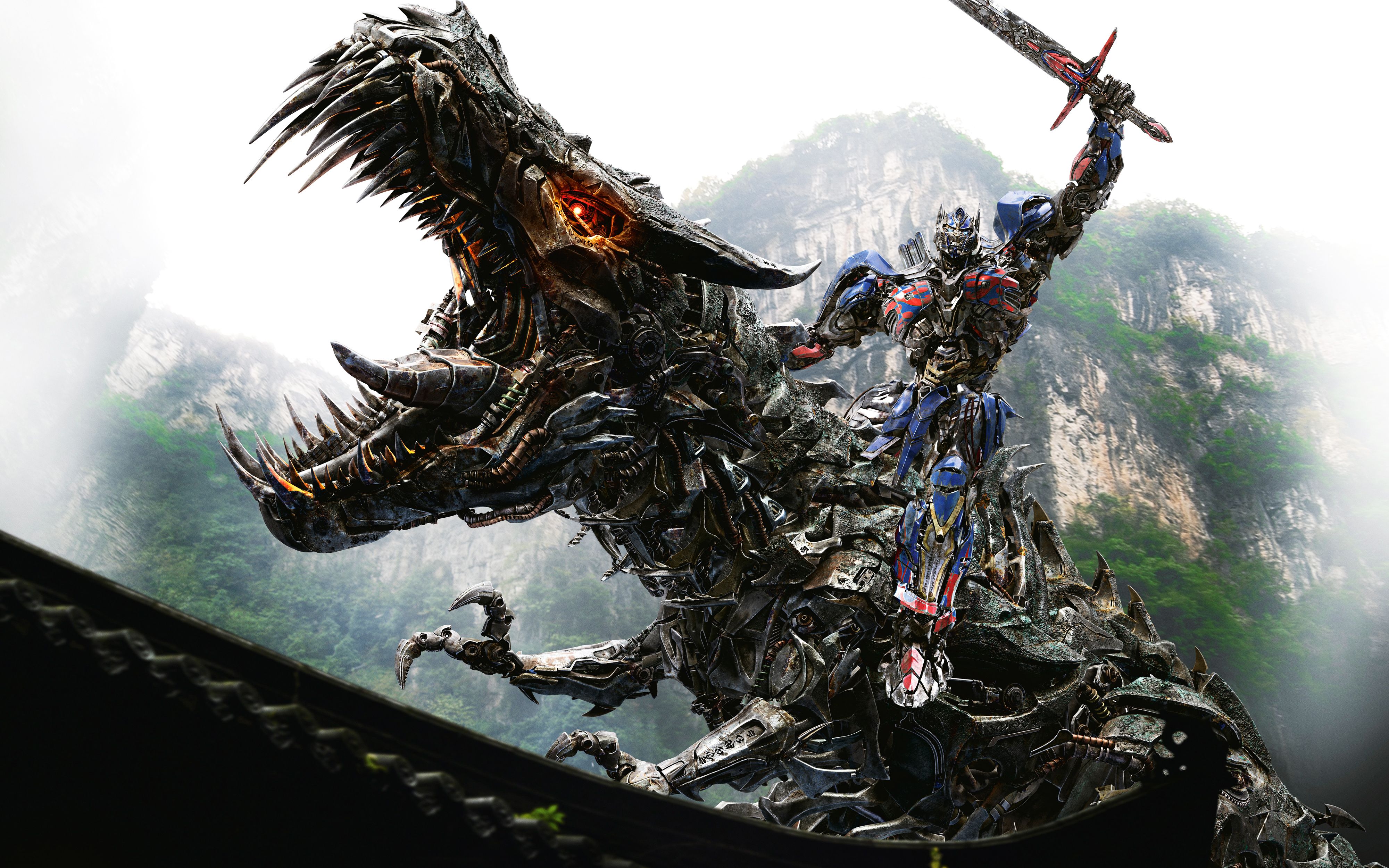 Optimus Prime on Dinobot Wallpapers HD Backgrounds