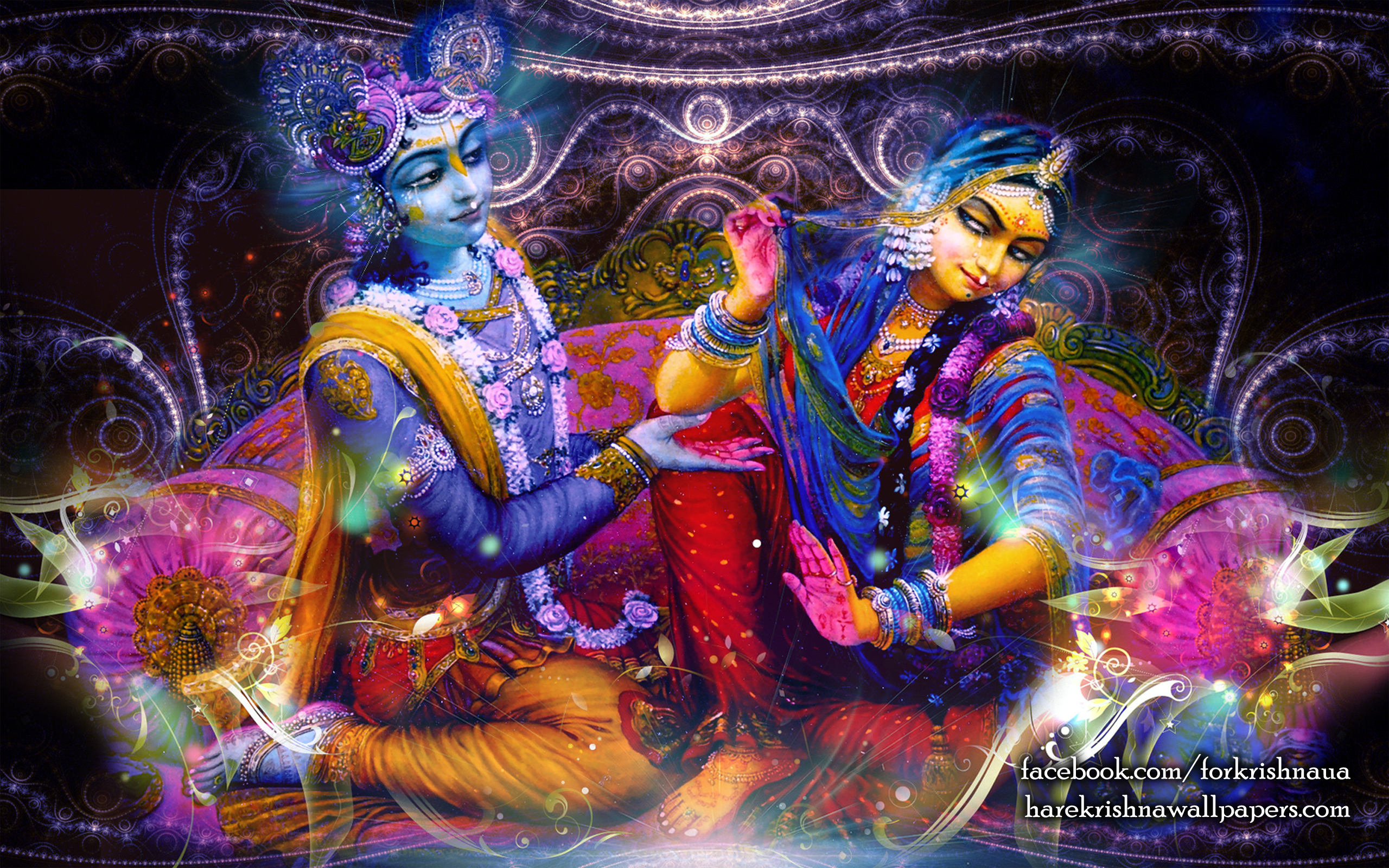 Radha Krishna Wallpaper (007) Size 2560×1600 Download | Hare ...