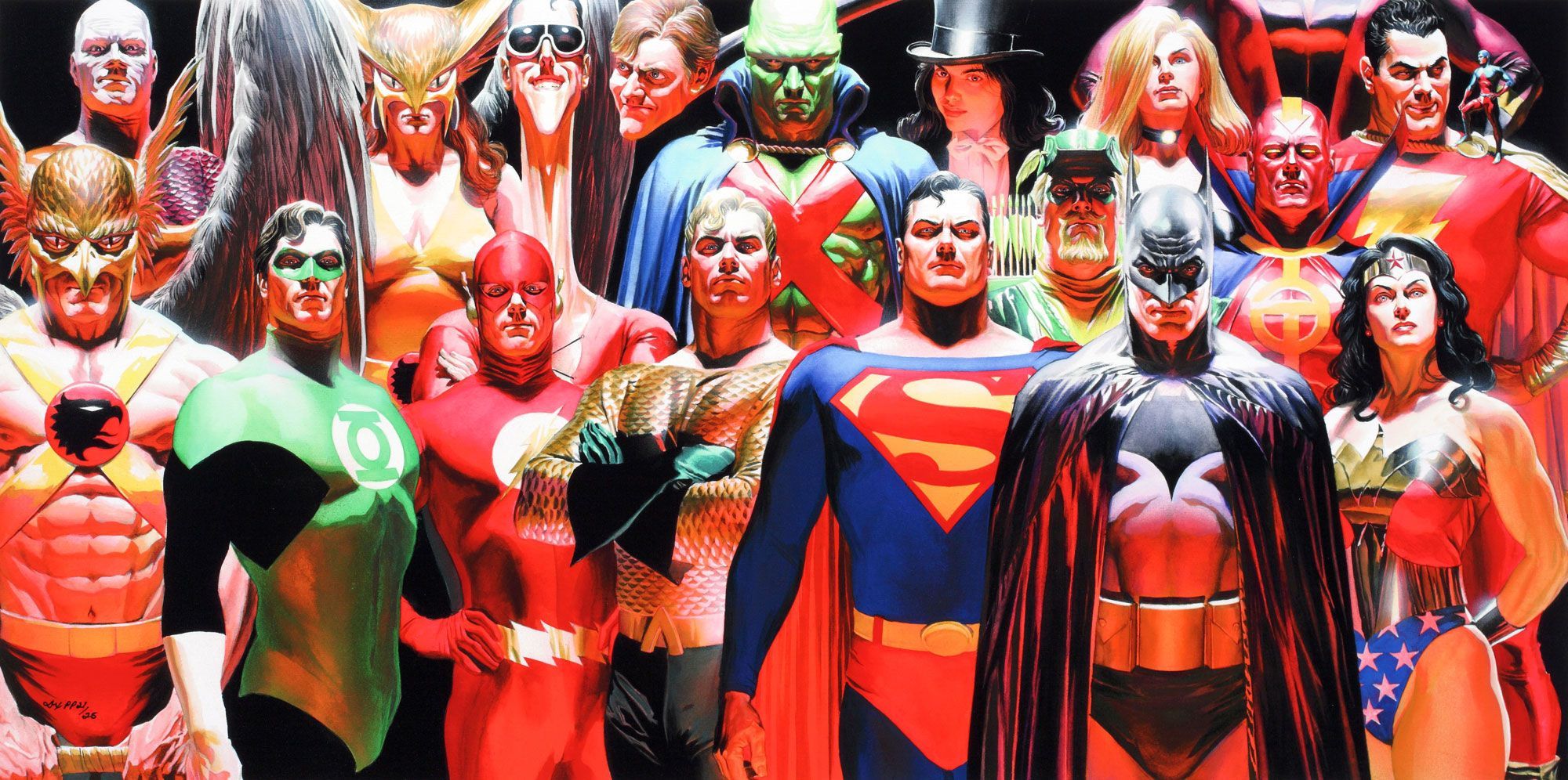 Dc Comics Superheroes Wallpaper | 2000x996 | ID:56045