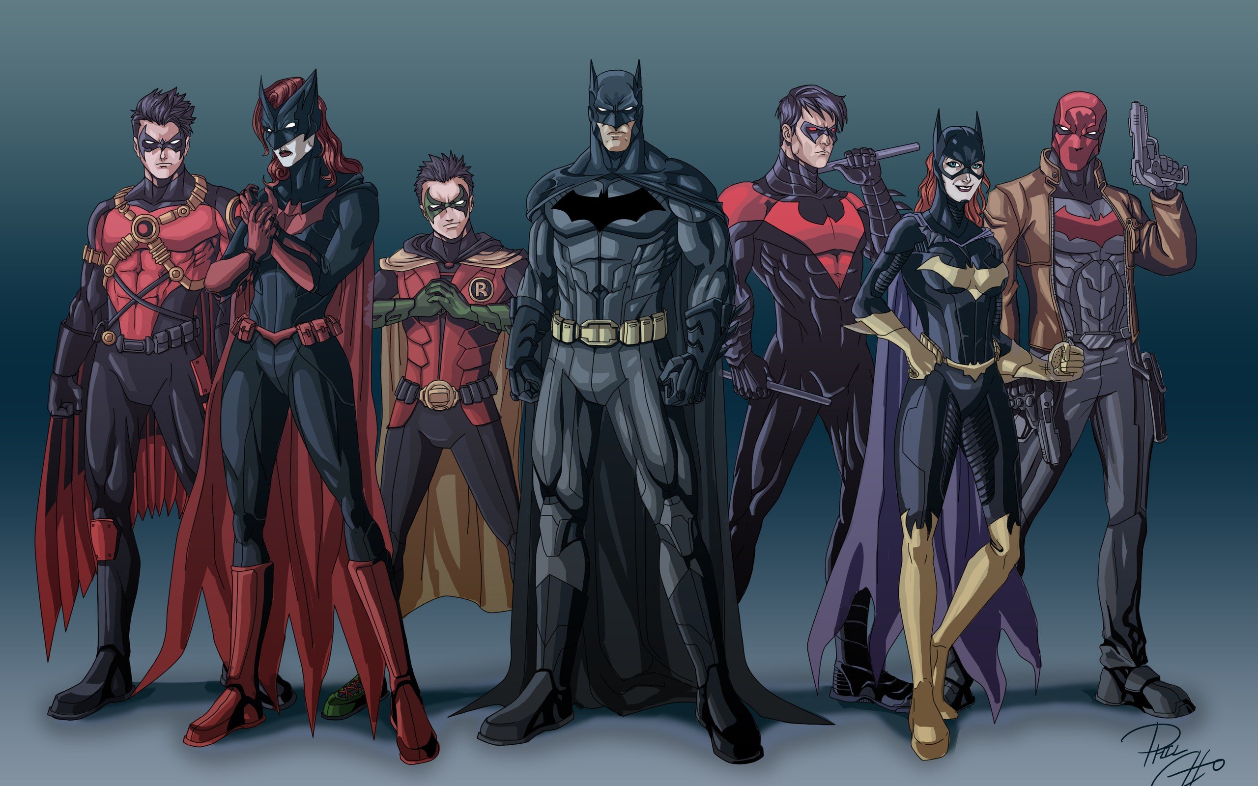 Artwork Batgirl Batman Batwoman Comics Dc Comics Justice League