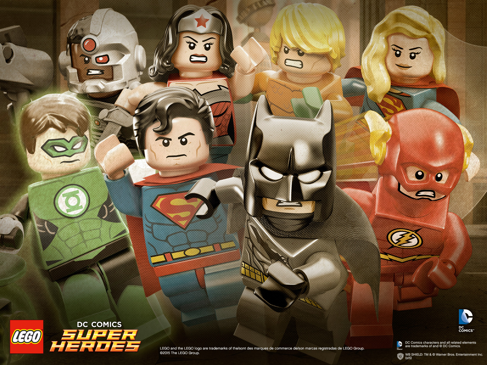 Hero Line-Up - Wallpaper - Activities - DC Comics Super Heroes ...