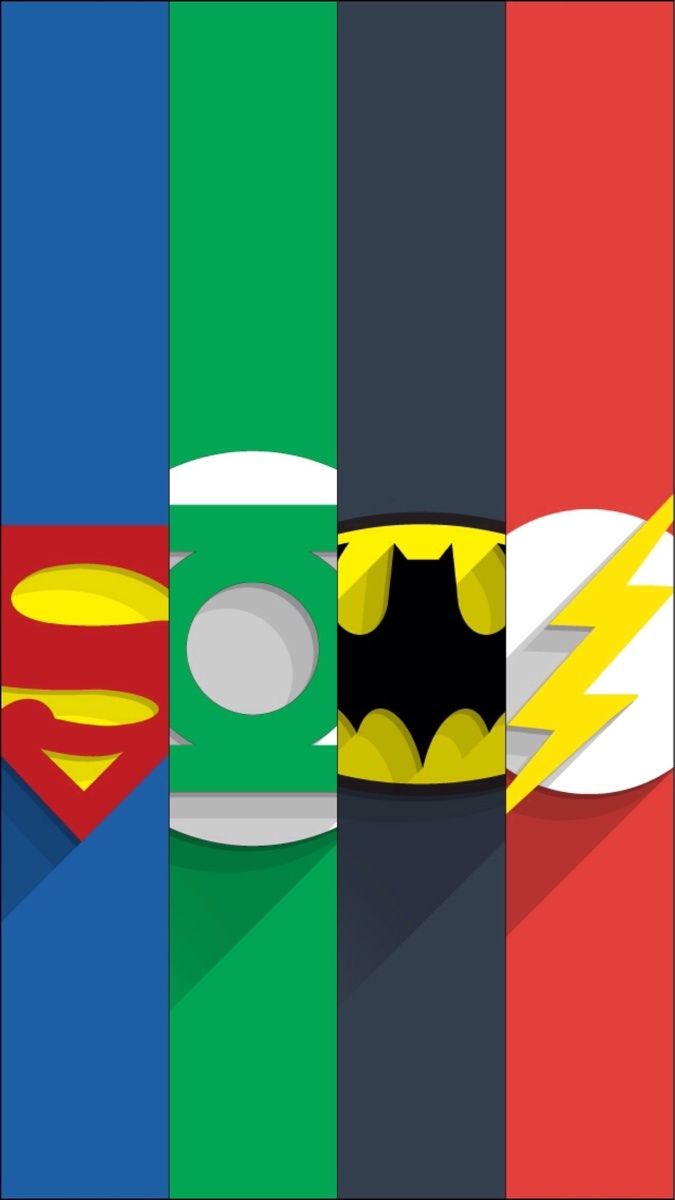 Put a few DC superhero wallpapers together. : iWallpaper