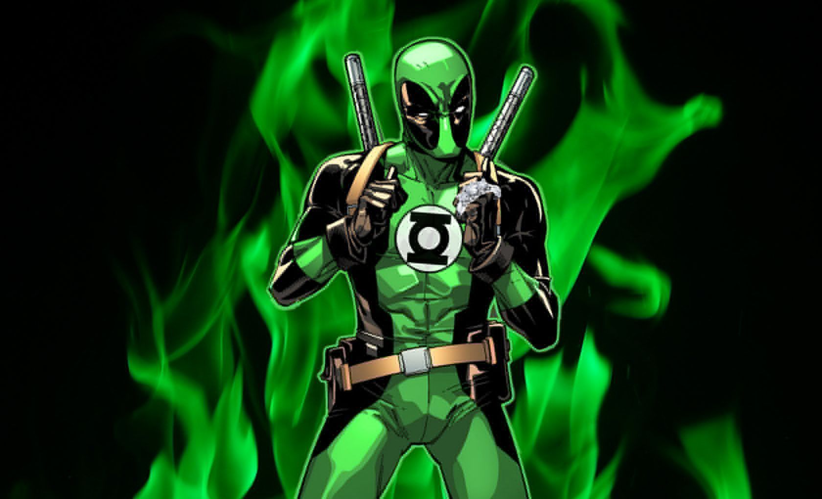 Green Lantern dc-comics superhero deadpool wallpaper | 1680x1020 ...