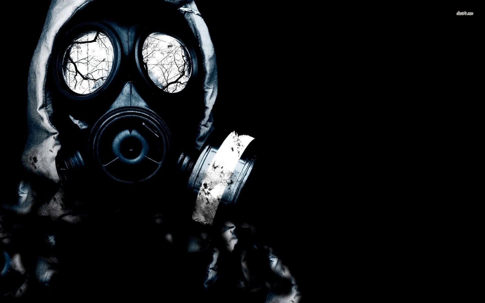 Creepy gas mask wallpaper - Digital Art wallpapers -