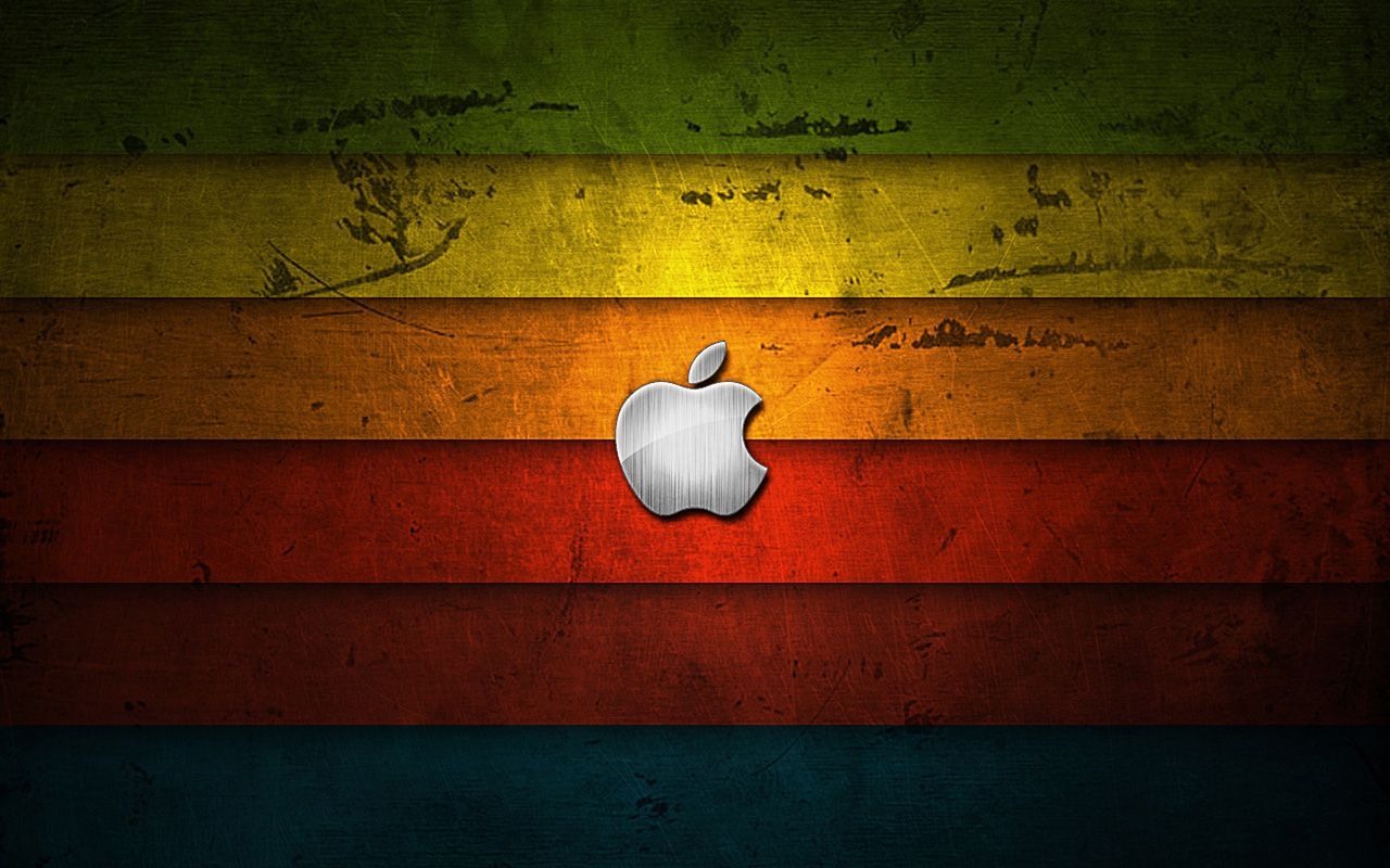 Colorful Apple HD Desktop Wallpaper