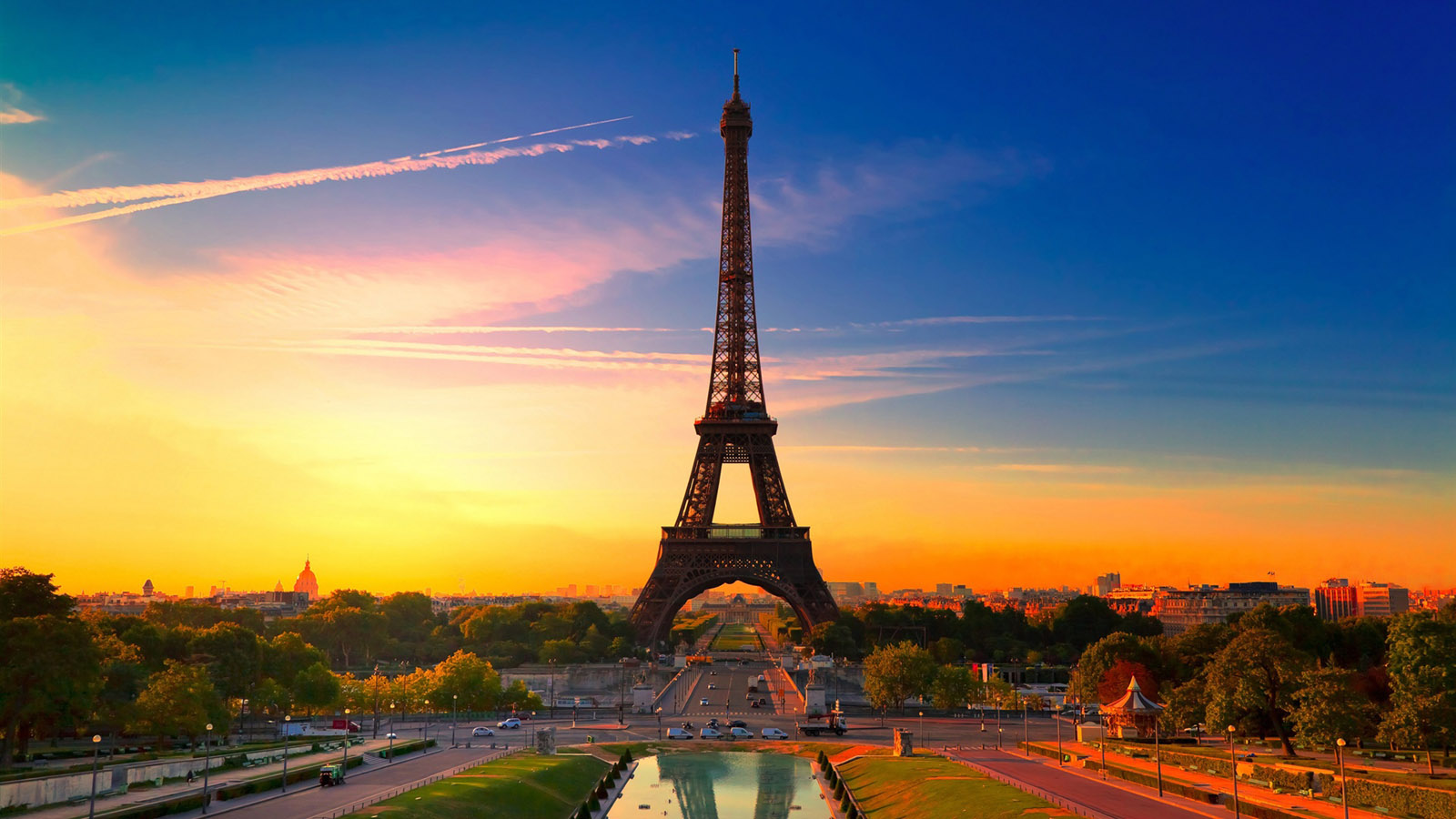 Eiffel Tower Skyline World Travel Wallpaper HD #9863 Wallpaper ...