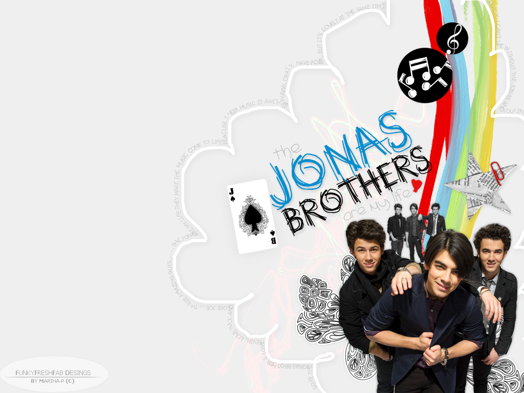 DeviantArt More Like Jonas Brothers Wallpaper by funkyfreshfab