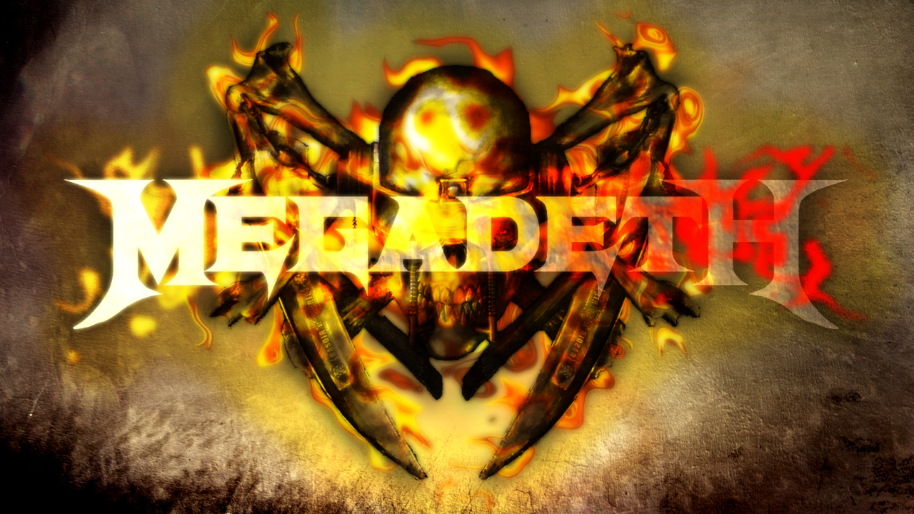 Megadeth Wallpaper with speedpaint by ImAFutureGuitarHero