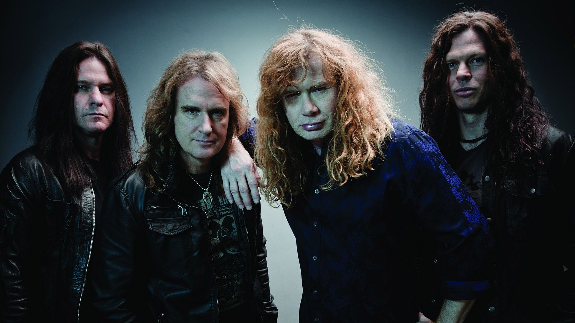 Download Wallpaper 1920x1080 Megadeth, Band, Hair, Look, Jackets