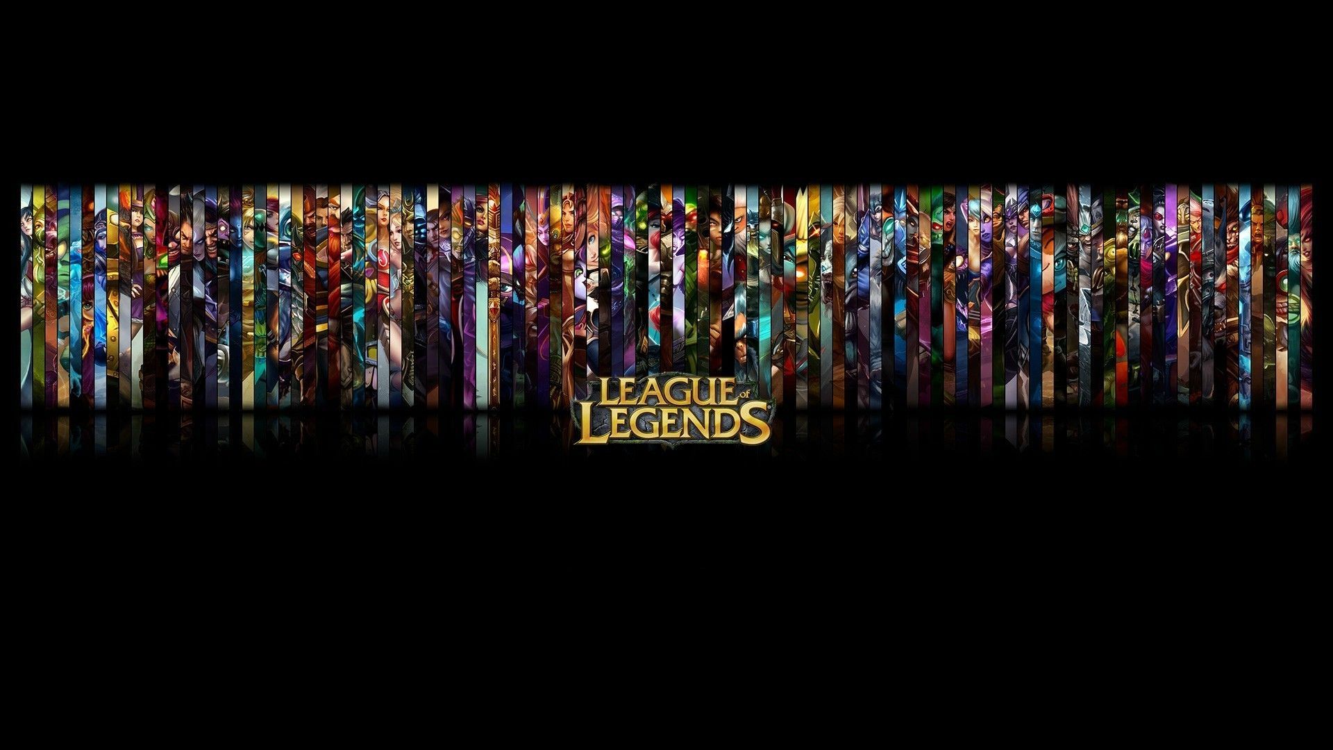HDscreen League of Legends champions collage game panels desktop