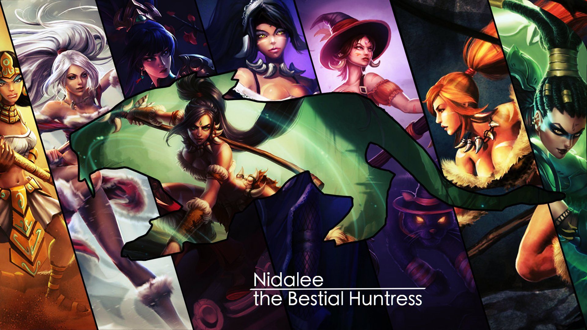 Nidalee the bestial huntress Wallpaper - League Of Legends ...