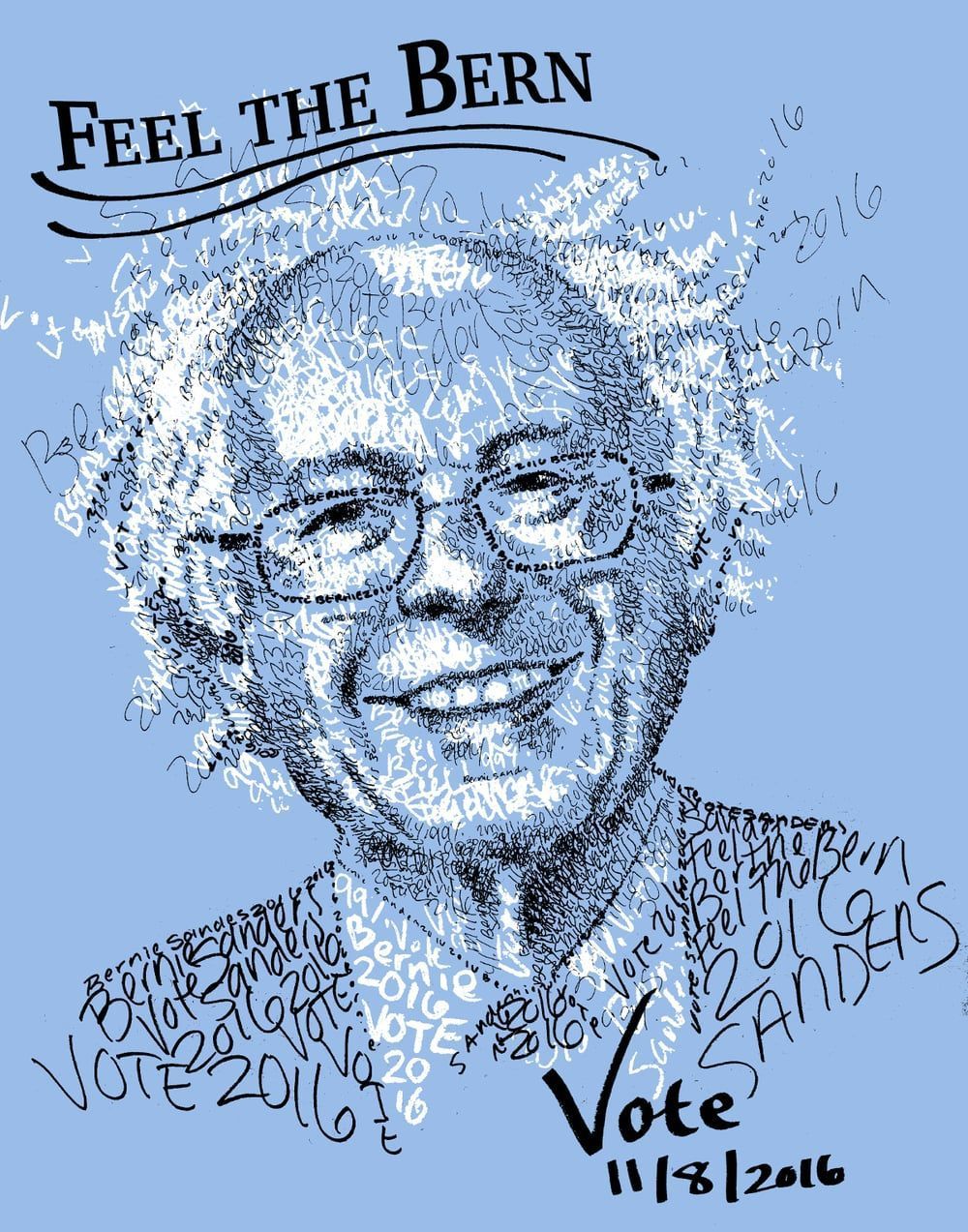 Feel The Bern - 90% of profits go to Bernie Campaign — Fleeting States