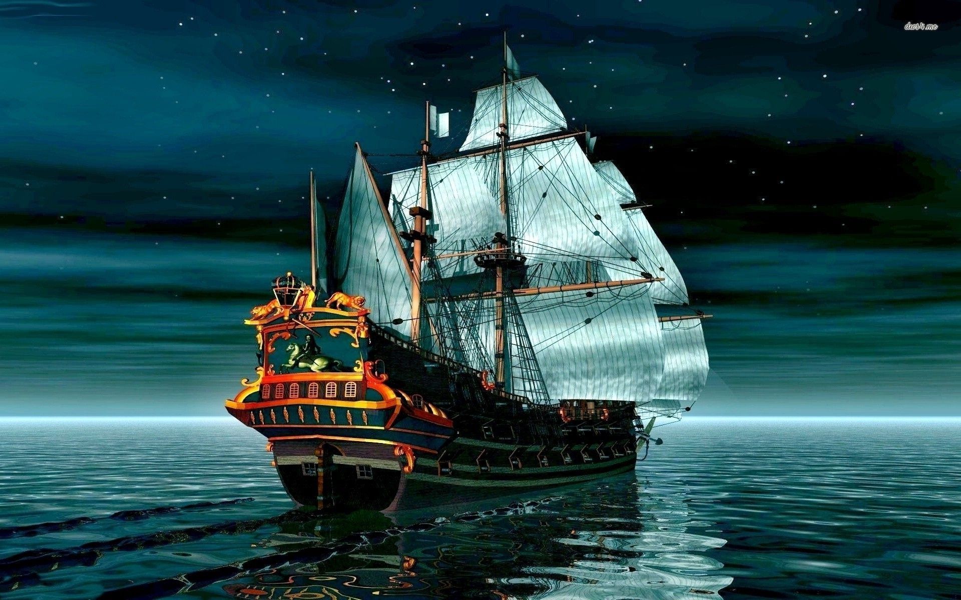Pirate ship wallpaper - Fantasy wallpapers