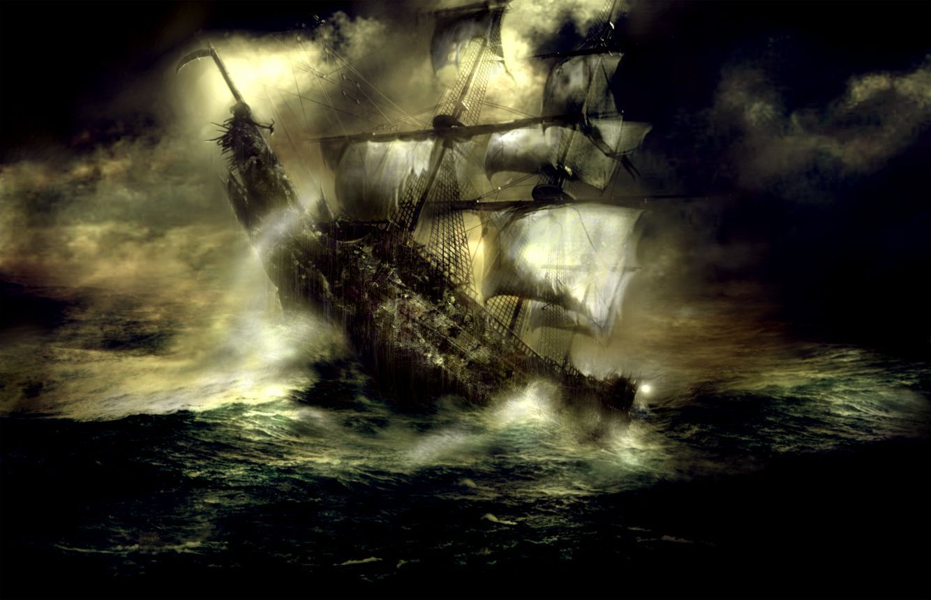 Pirate Ship Wallpaper 1334x860 Pirate, Ship, Apocalypse | The ...
