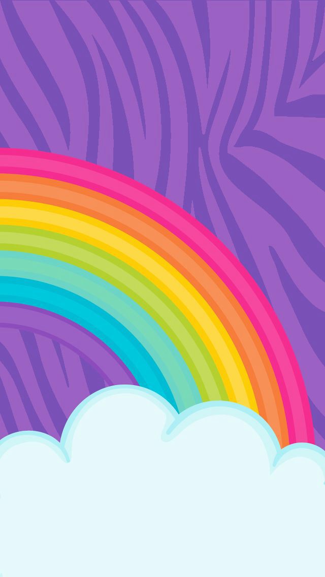 Cute rainbow wallpaper Wallpapers Pinterest Rainbow