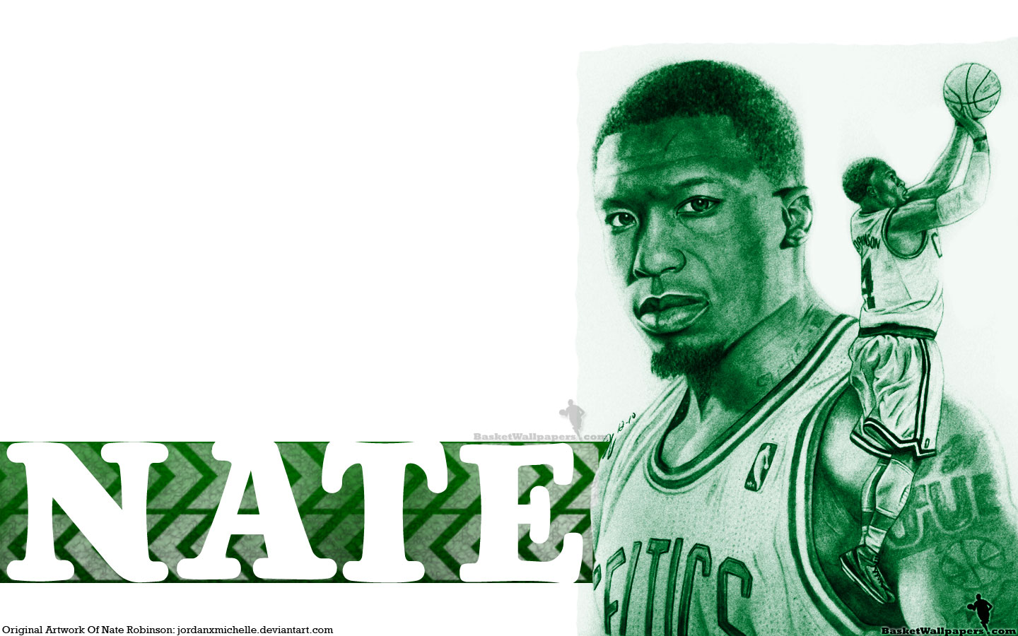 Nate Robinson Drawn Widescreen Wallpaper | Basketball Wallpapers ...