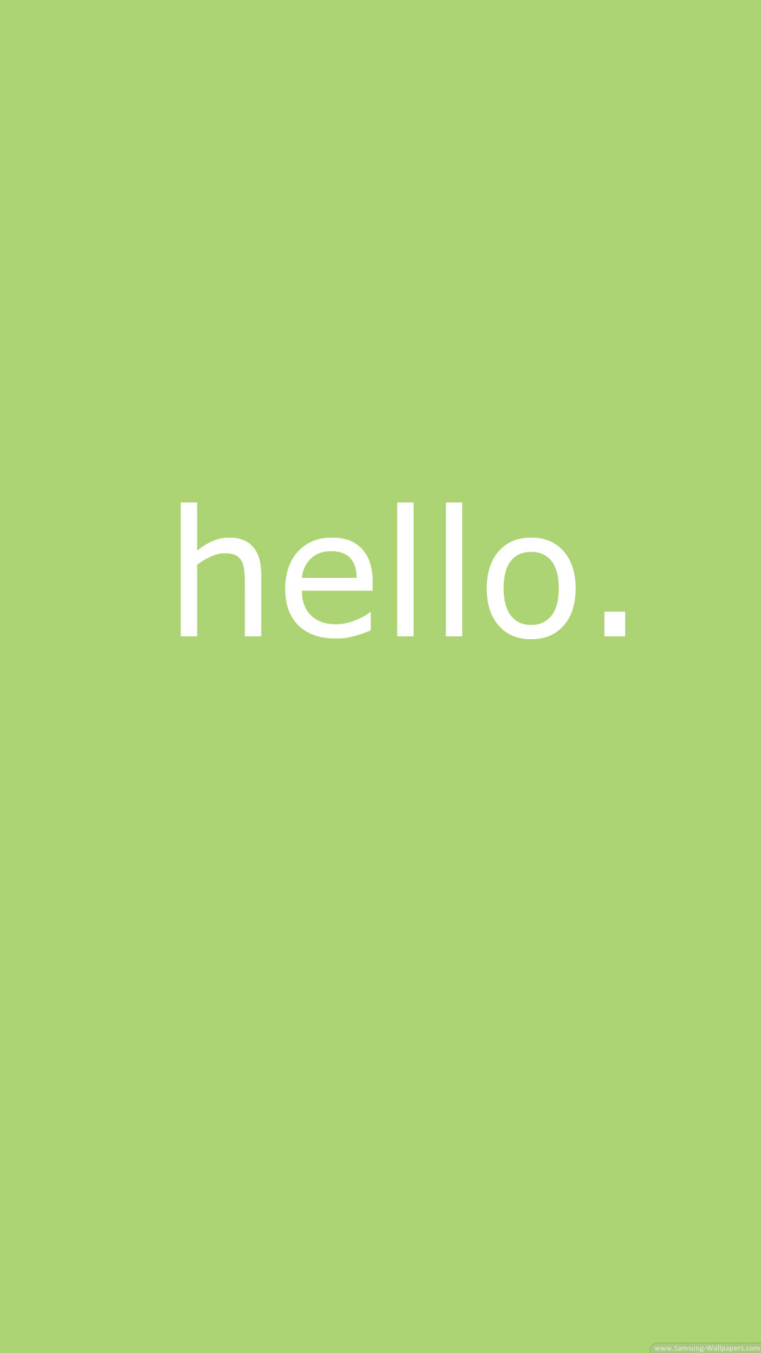 Cute Simple Hello Message Android Wallpaper Free Download - Resimkoy
