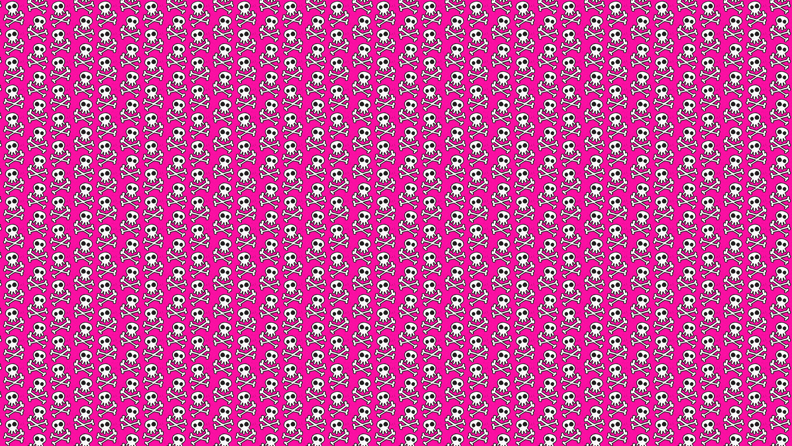 Pink Skull Grunge Desktop Wallpaper