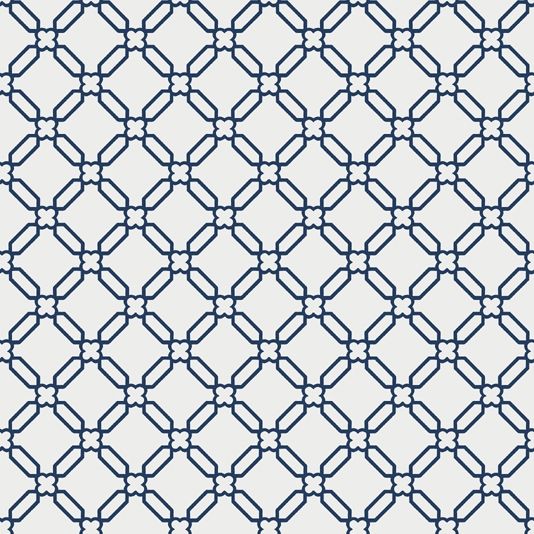 Navy Blue Geometric Wallpaper