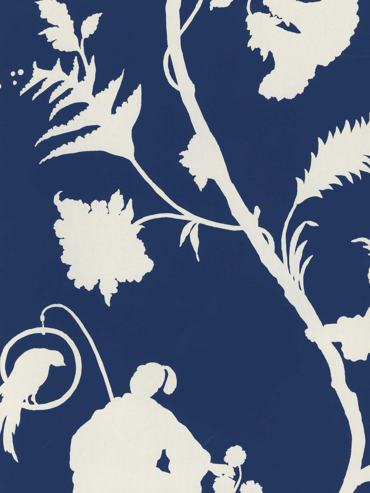 blue chinoiserie wallpaper | The K List