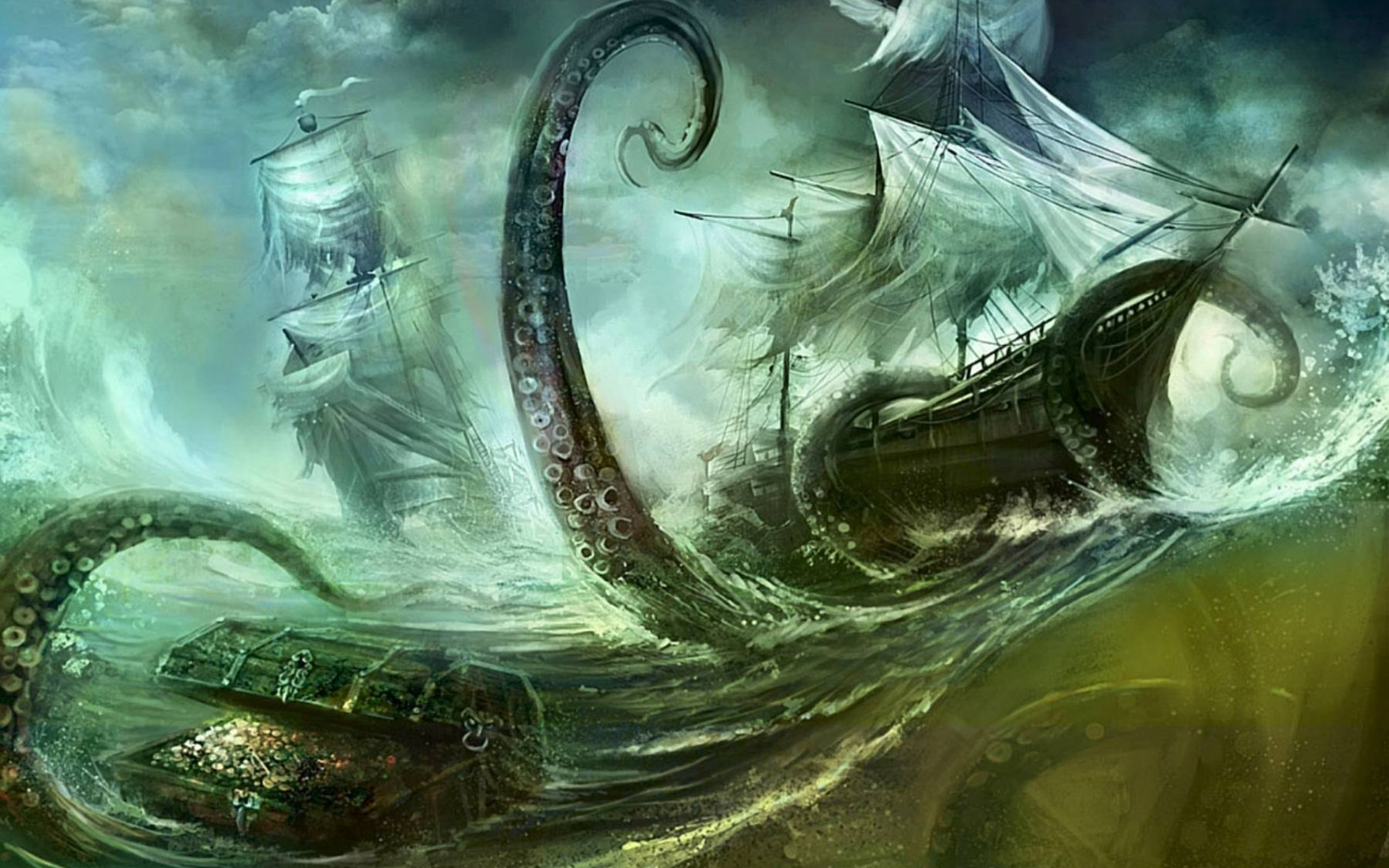 Download the Kraken Attack Wallpaper, Kraken Attack iPhone ...