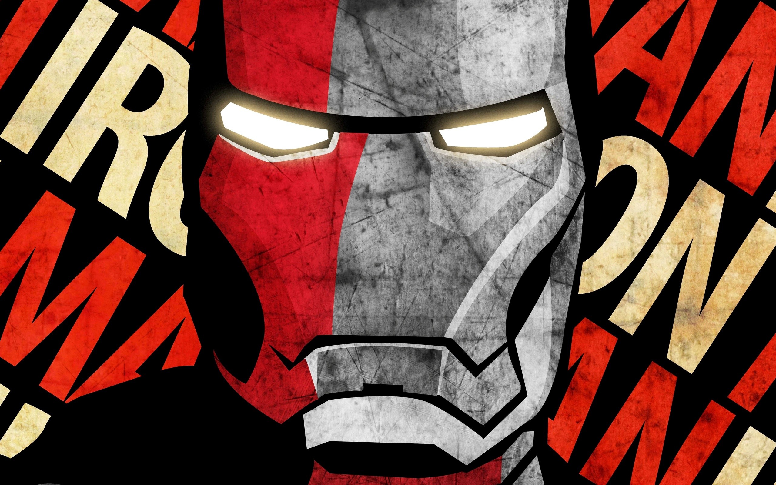Iron Man Comic Face - wallpaper.