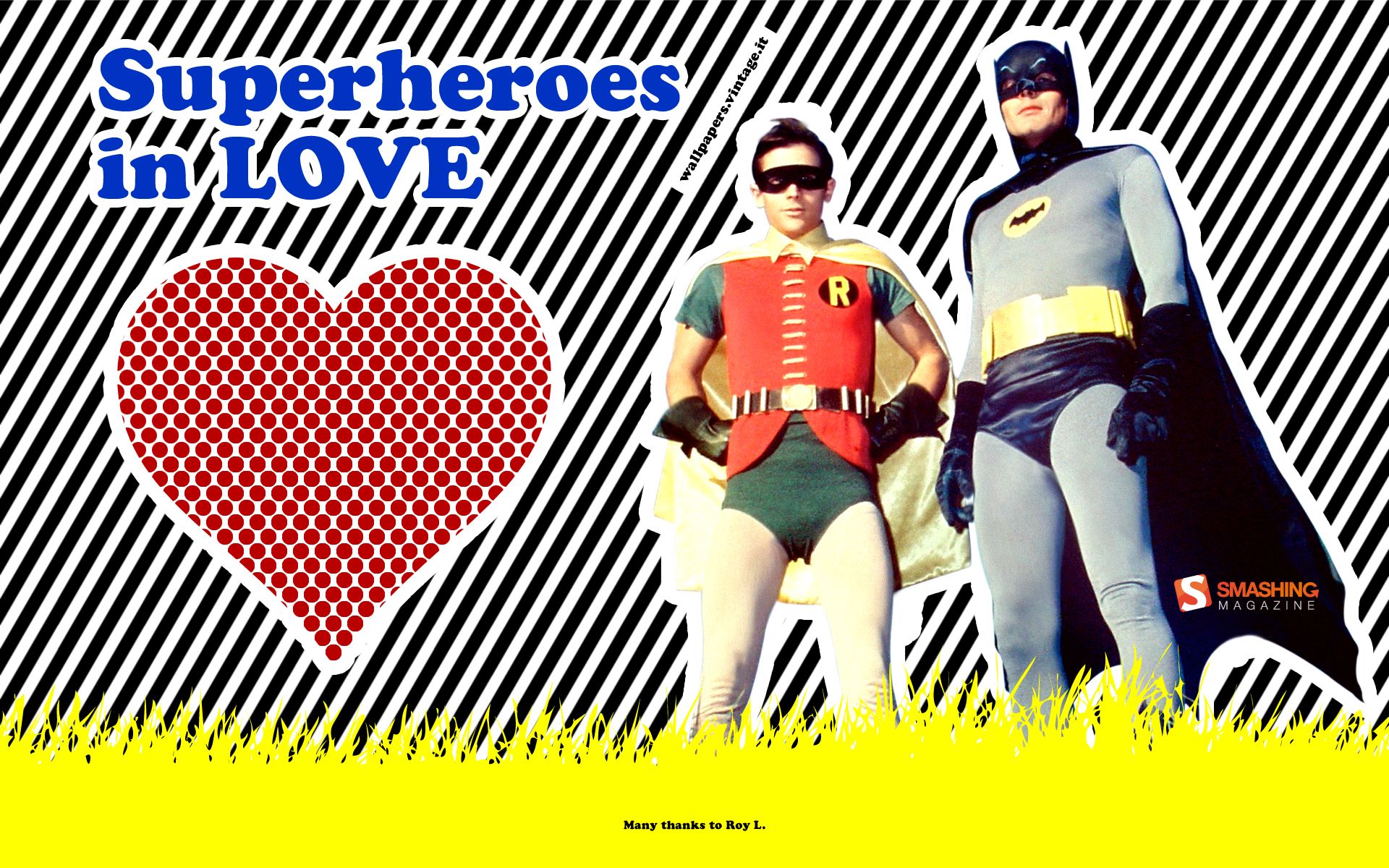 Superheroes in love - Batman & Robin wallpaper - Free Desktop HD ...