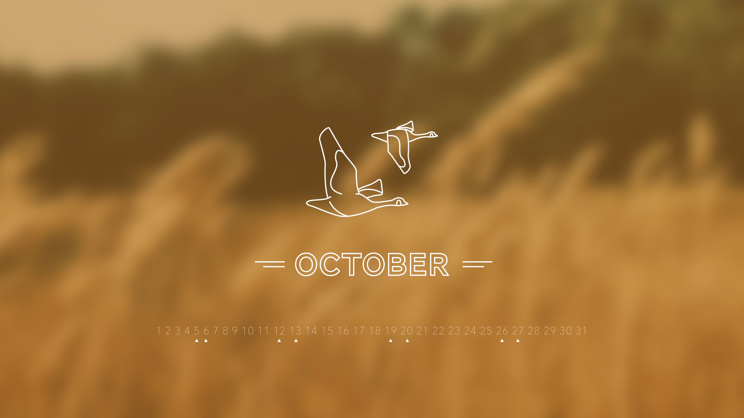 October 2013 Desktop Calendar Wallpaper | Paper Leaf Design