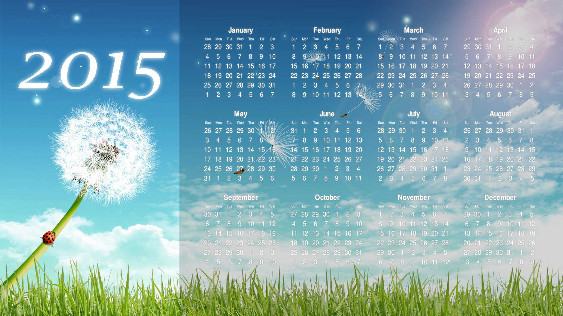 2015 Calendar HD Wallpapers