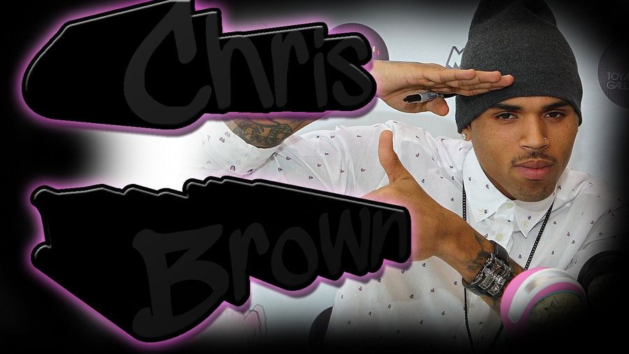 Chris Brown Wallpaper | 3D Name by angelchrisbaby on DeviantArt