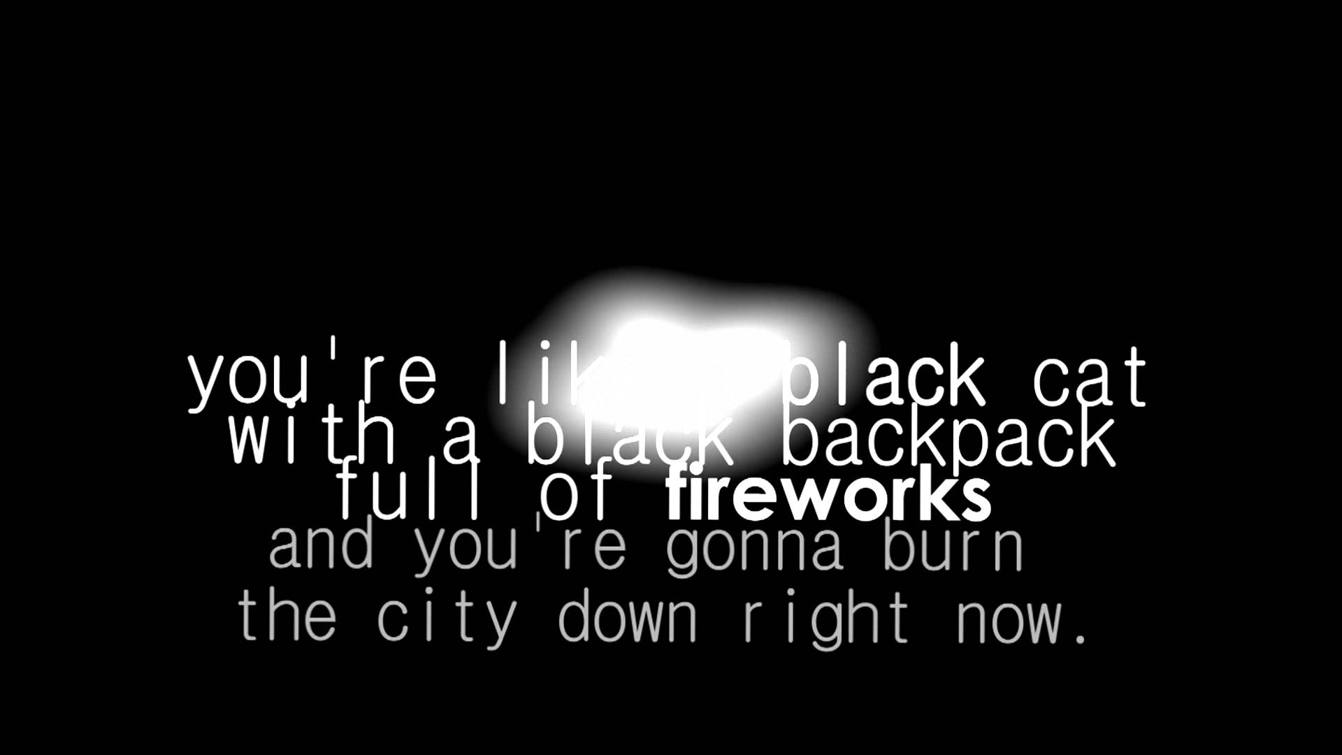 Mayday Parade - Black Cat ~ Lyrics - YouTube