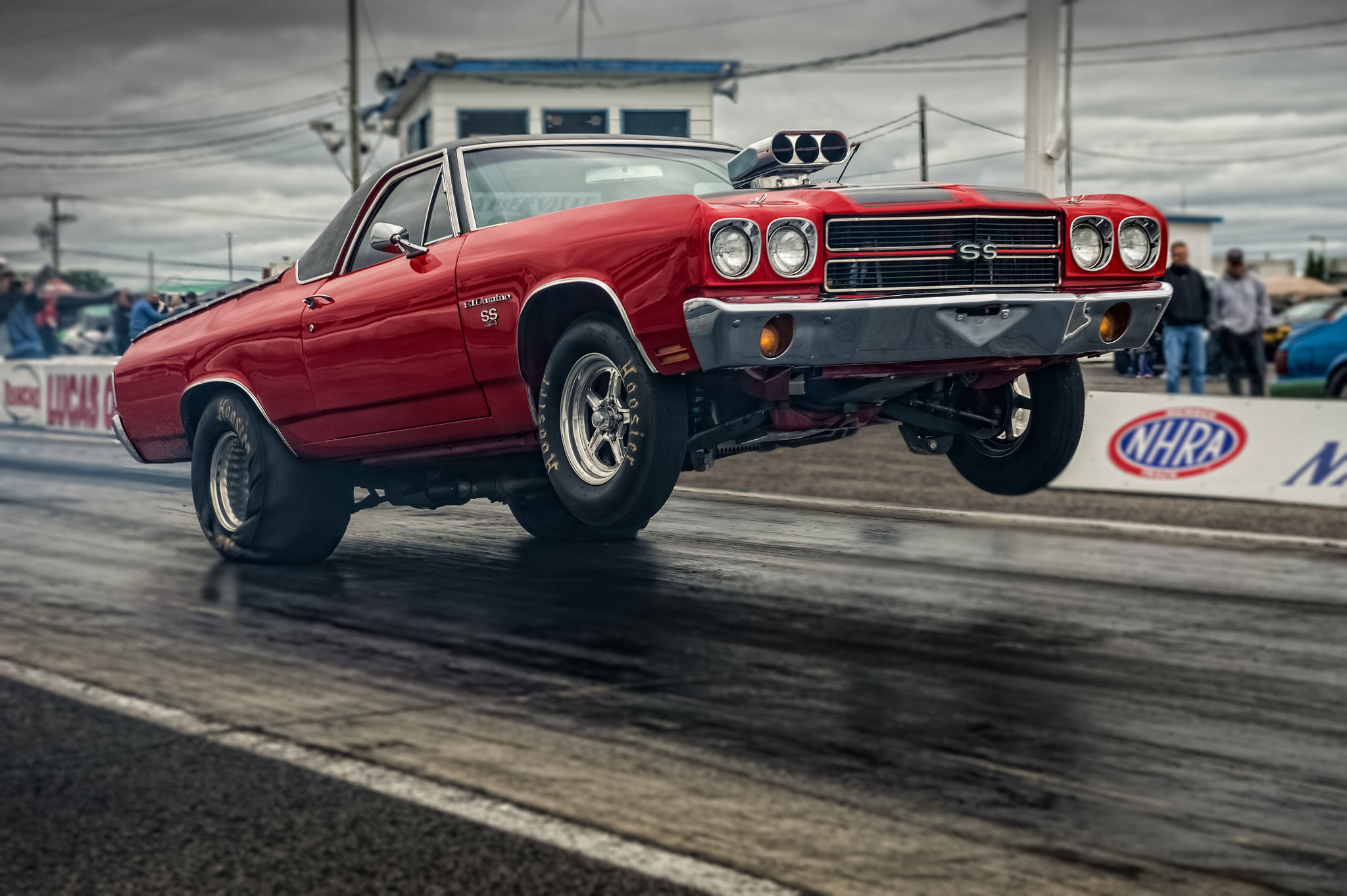 Download wallpaper chevrolet, el camino, ss, muscle car, muscle
