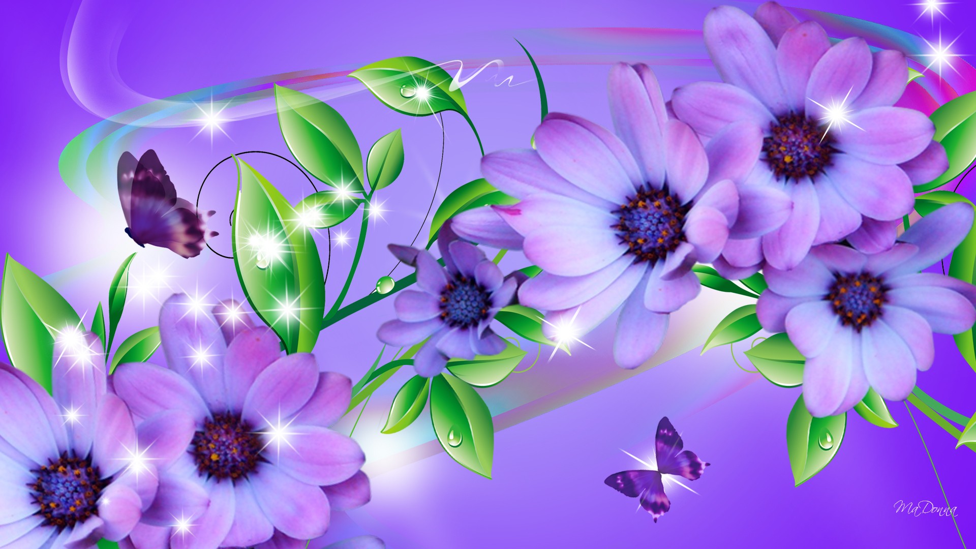 Lavender Flowers Background - wallpaper.