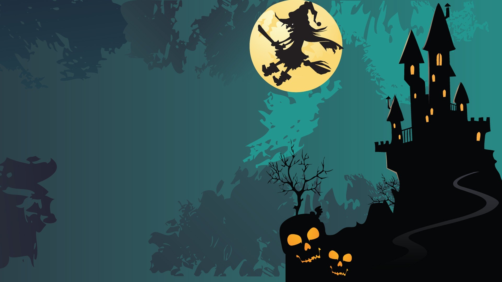 Halloween Witch Wallpaper 01