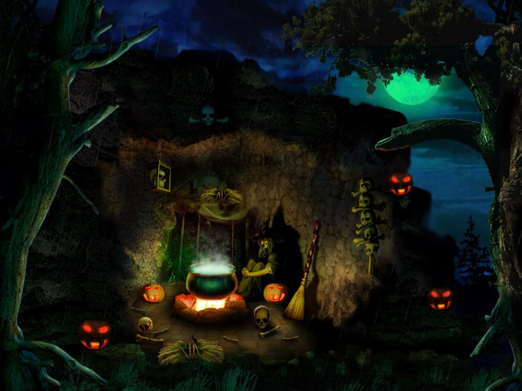 Free Halloween Wallpapers - mmw blog Witch Brew Wallpaper
