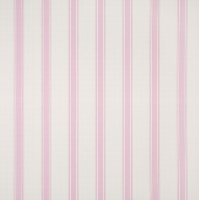 Hero - Classic Stripe Wallpaper, White, Purple - Traditional ...