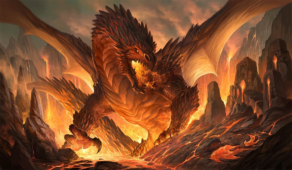 HD wallpaper: Fire dragon | Wallpaper Flare